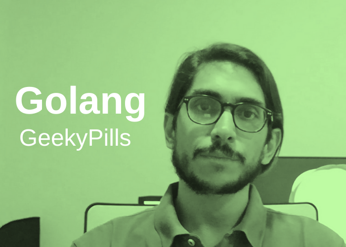 Hombre con filtro verde y título de la Geeky Pill