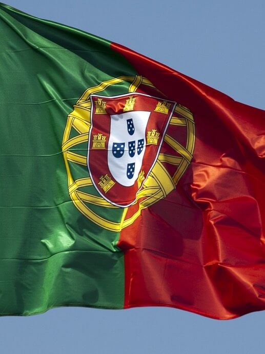 BABEL Proença-a-Nova Office. Portugal. Portugal's flag