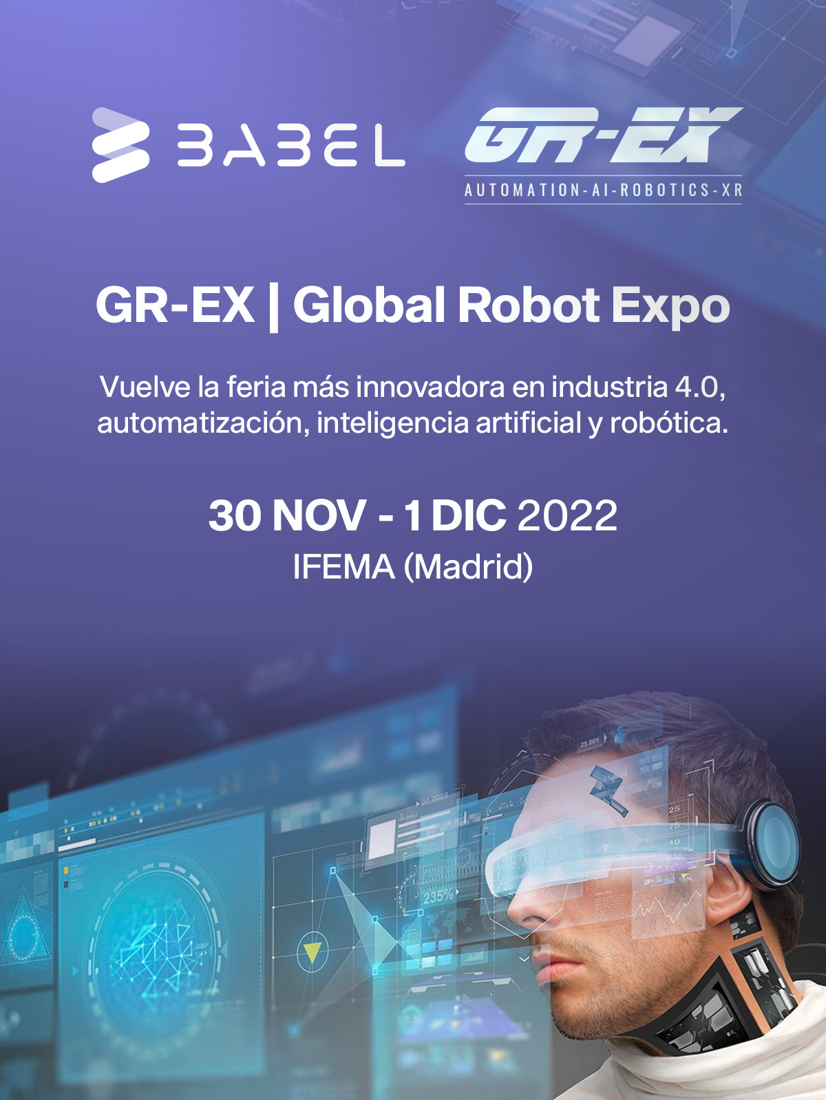 Babel en Global Robot Expo