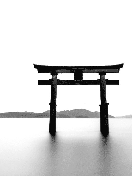 Babel Products Solutions Amaine.  Picture of a Japanese Torii